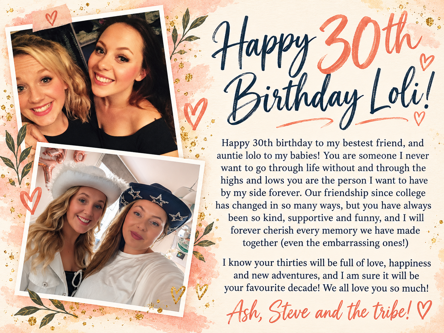 Birthday postcard 8