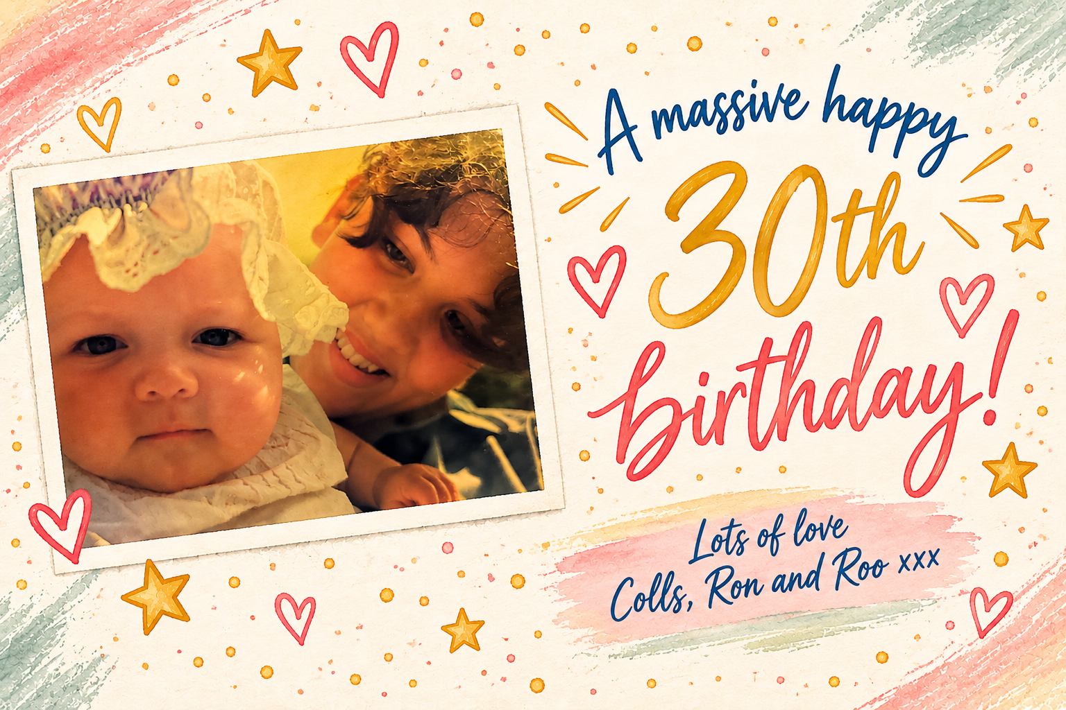 Birthday postcard 40